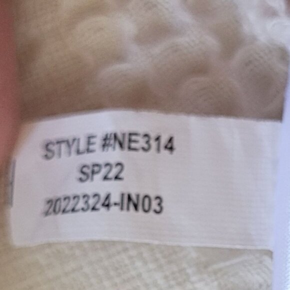 Madewell white Lightestspun Tie-Strap Ruffle-Hem Cover-Up Dress size L - Picture 8 of 16